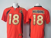 Nike Denver Broncos #18 Peyton Manning Orange Super Bowl 50TH Collection Game Jerseys,baseball caps,new era cap wholesale,wholesale hats